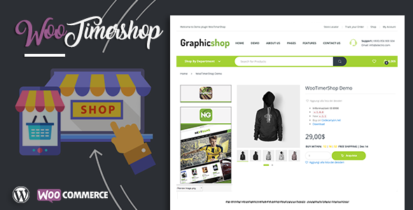 Woocommerce TimerShop